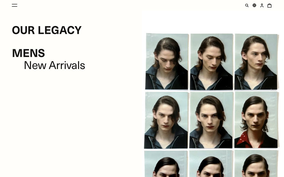 OUR LEGACY website