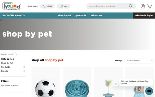 Outward Hound website screenshot