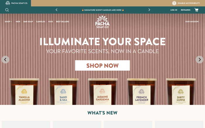 Pacha Soap Co. screenshot