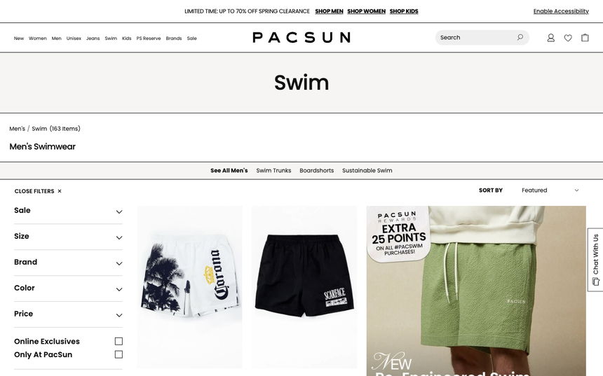 PACSUN on Shomp