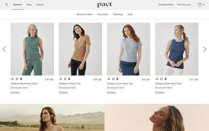 Pact Apparel on Shomp