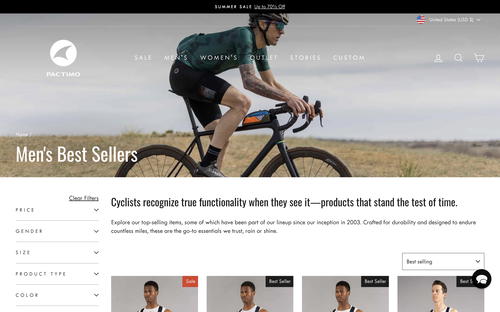 Pactimo website screenshot