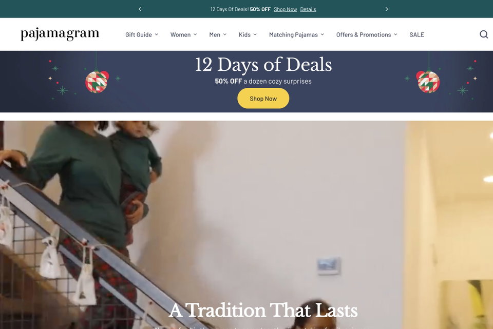 PajamaGram website