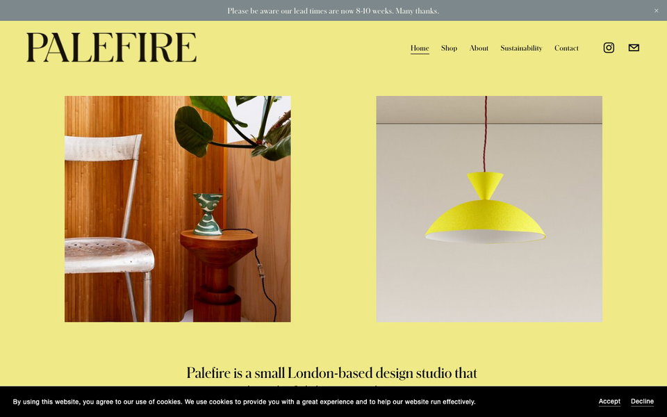 Palefire website