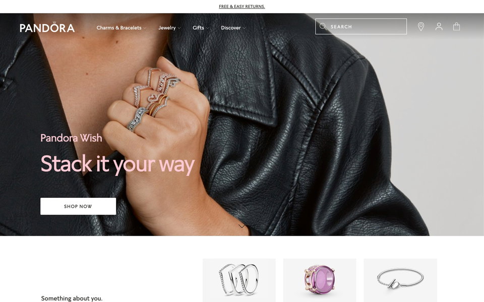 PANDORA website