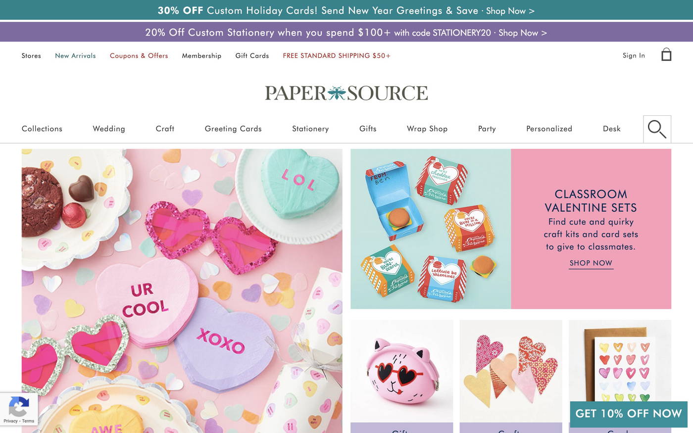 Paper Source screenshot