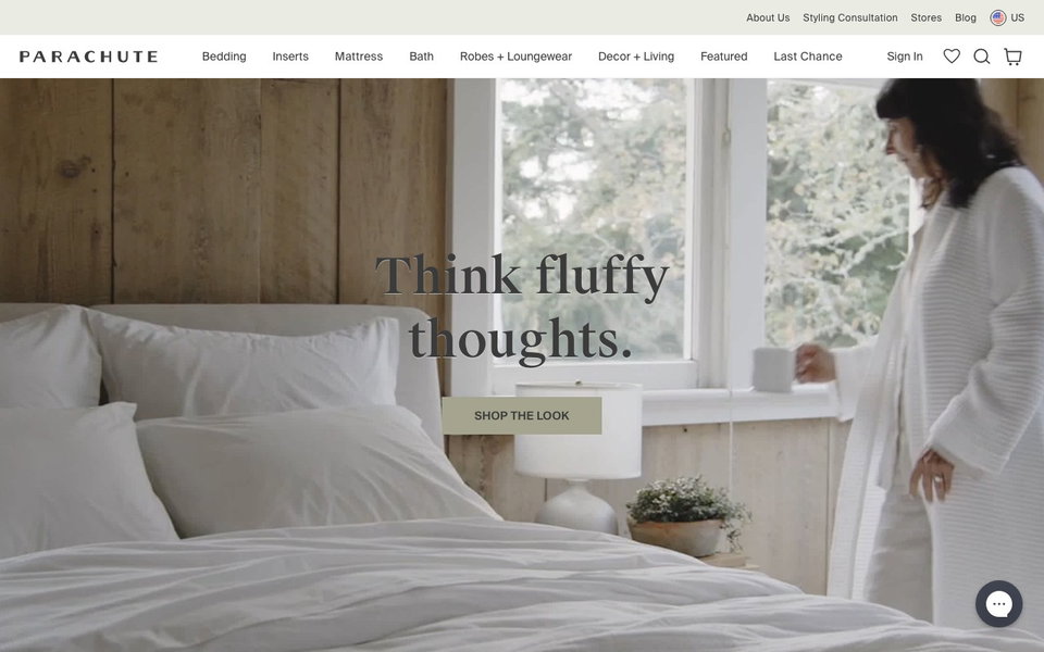 Parachute Home website