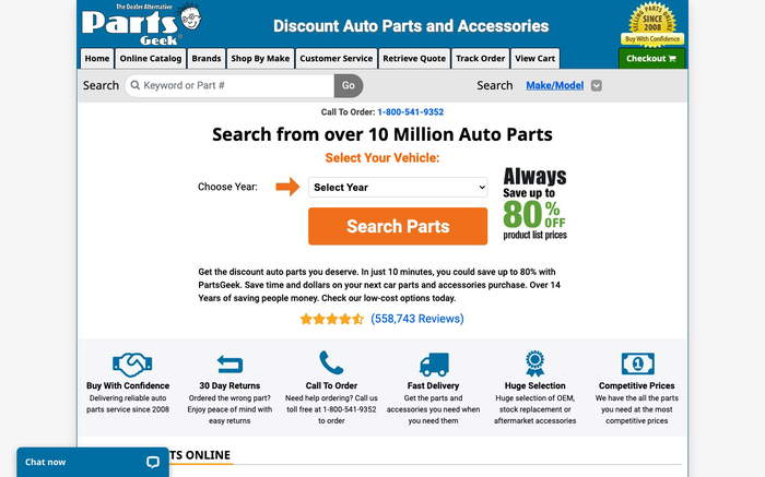 Parts Geek screenshot