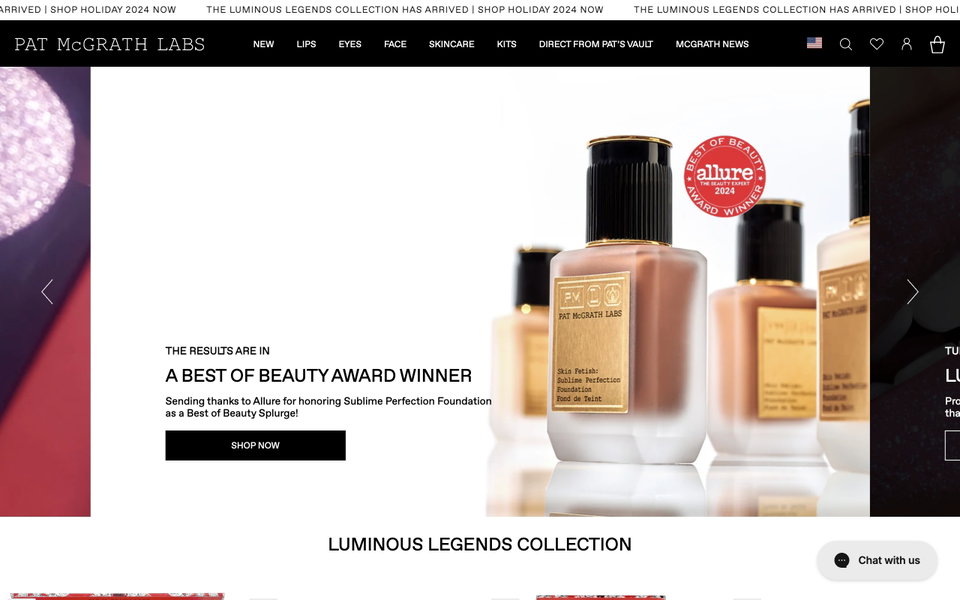 Pat McGrath website