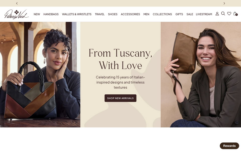 Patricia Nash Designs website