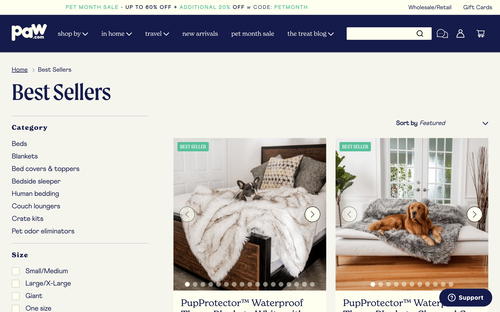 Paw.com website screenshot