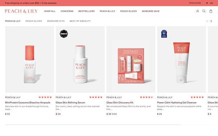 Peach & Lily screenshot