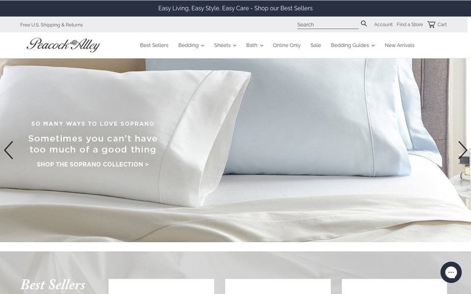 Peacock Alley website
