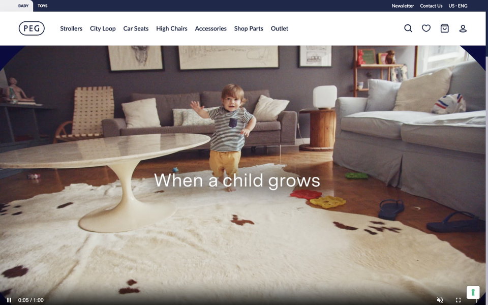 Peg Perego website