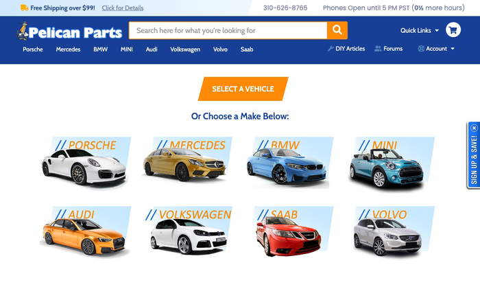 Pelican Parts screenshot
