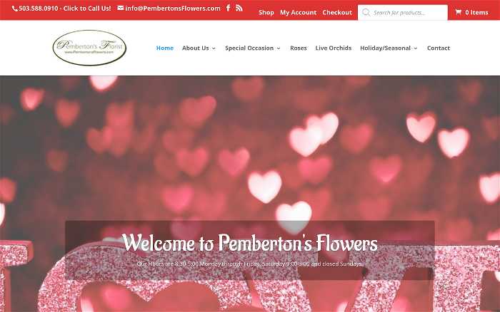 Pemberton's Flowers screenshot