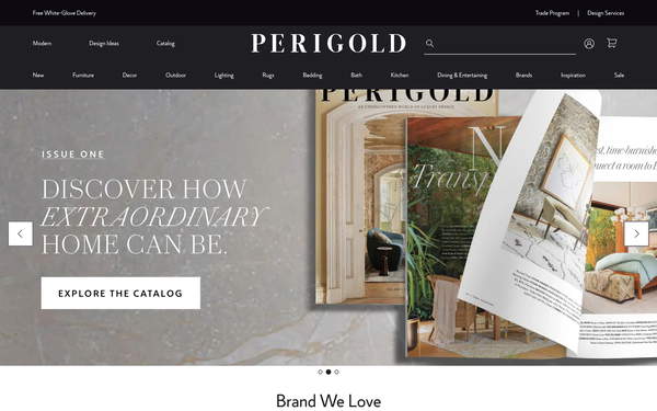 Perigold screenshot