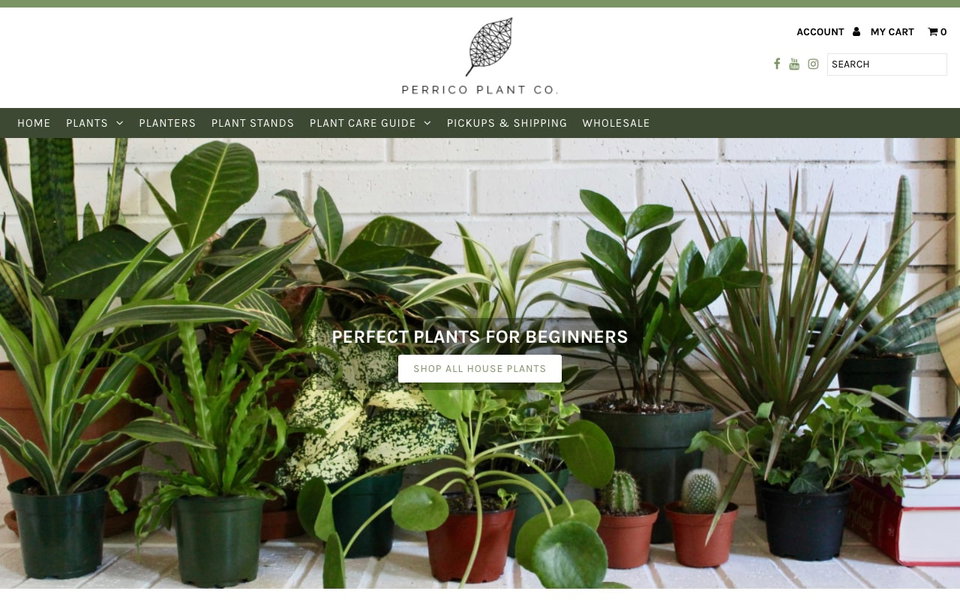 Perrico Plant Co website