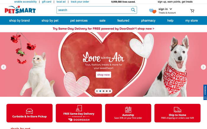 PetSmart screenshot
