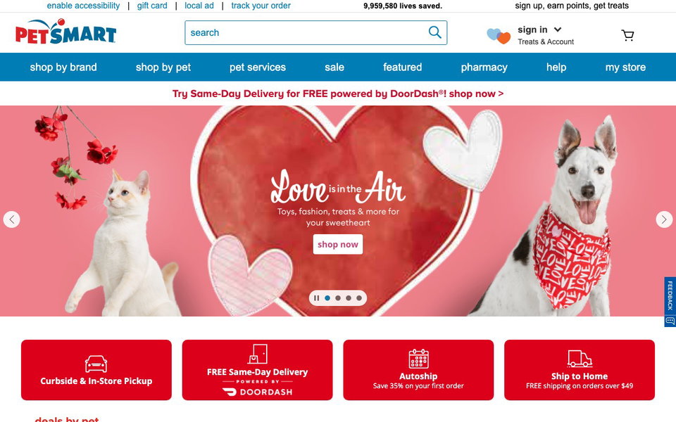 PetSmart website