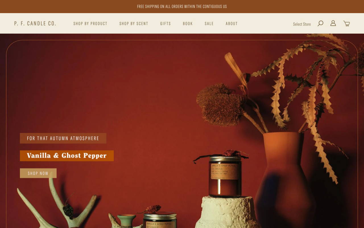 P.F. Candle Co. screenshot
