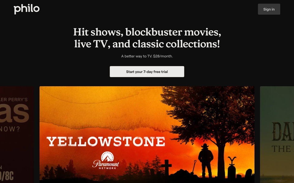 Philo website