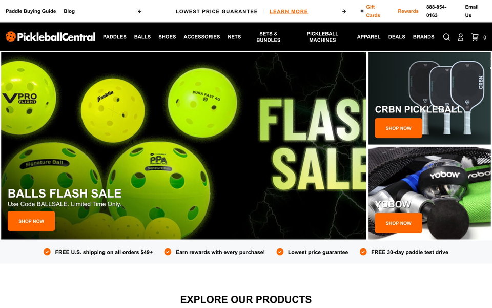 Pickleball Central website