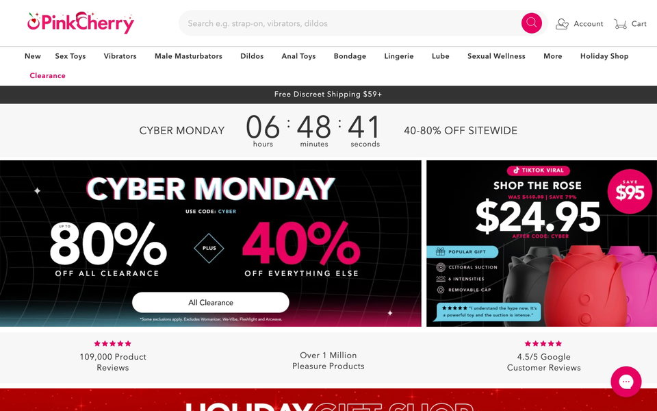 PinkCherry website