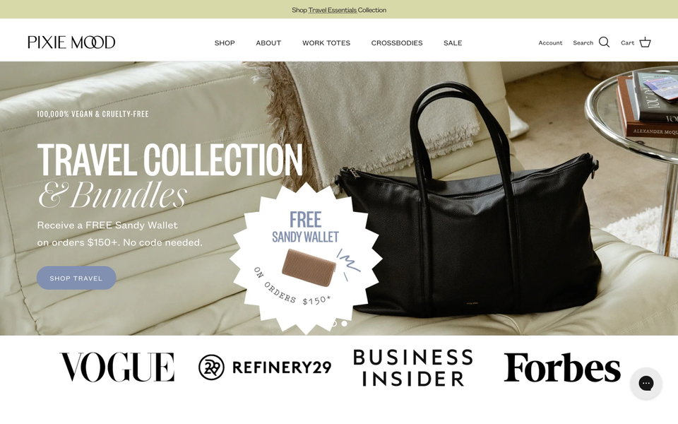Pixie Mood website