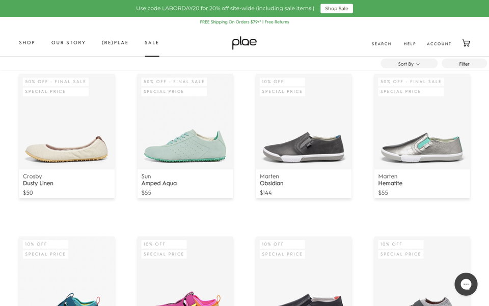 Plae website