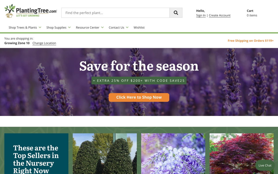 PlantingTree website