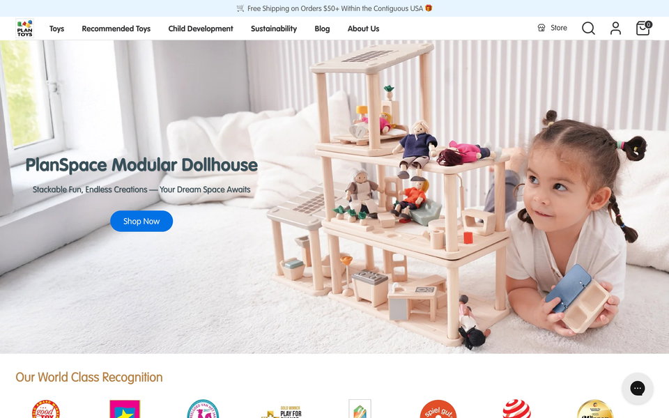 PlanToys website