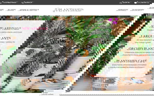 Plantshed screenshot