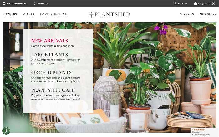 Plantshed screenshot