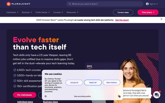 Pluralsight screenshot