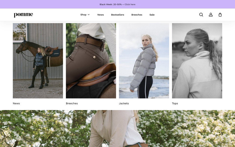 Pomme website