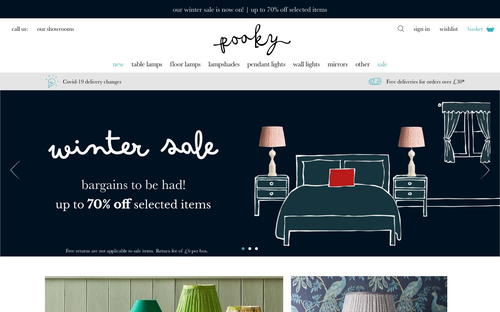 Pooky website screenshot