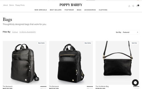 Poppy Barley website screenshot