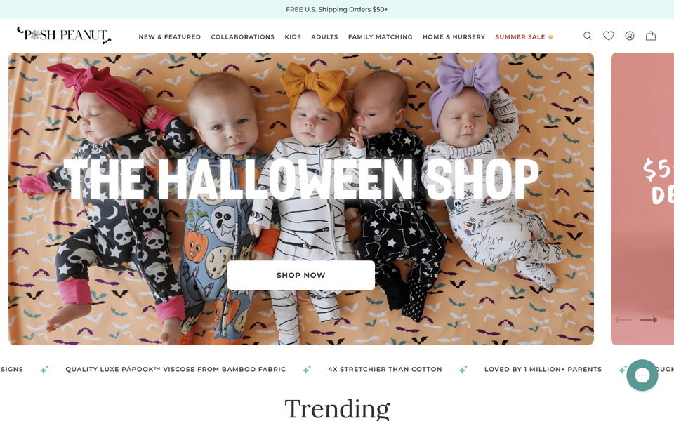Posh Peanut website