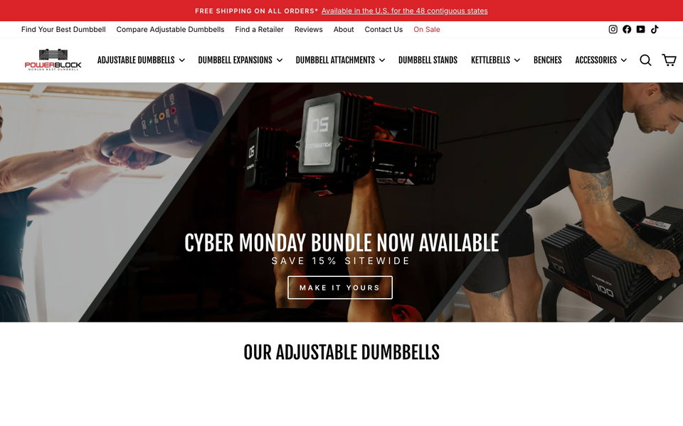 PowerBlock website
