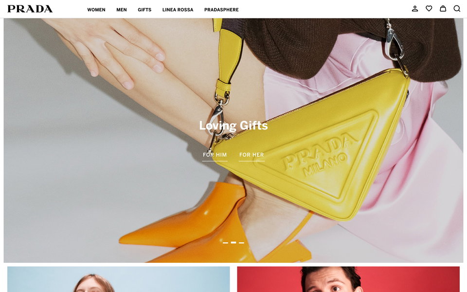 Prada website