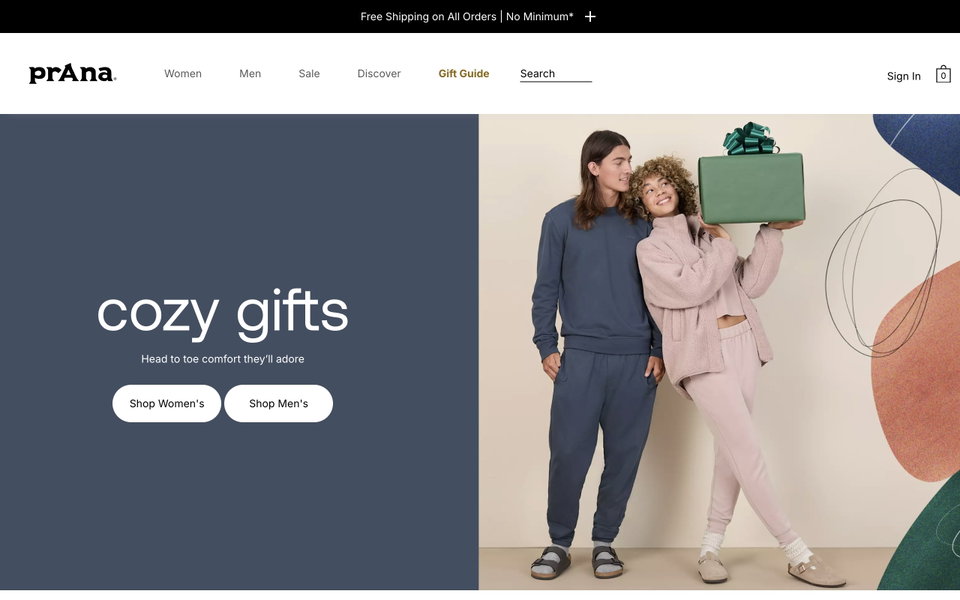 prAna website