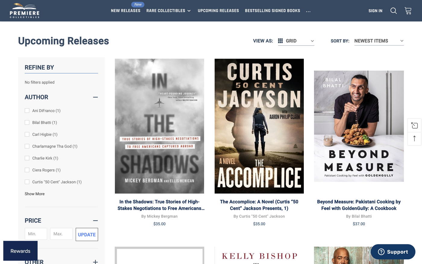 Premiere Collectibles screenshot