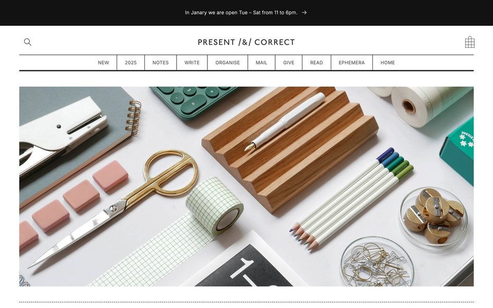 Present & Correct website