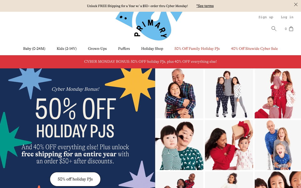 Primary.com website