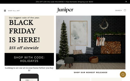 Print Collection website screenshot