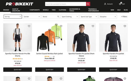 ProBikeKit website screenshot