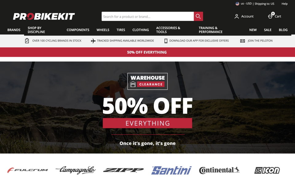 ProBikeKit website