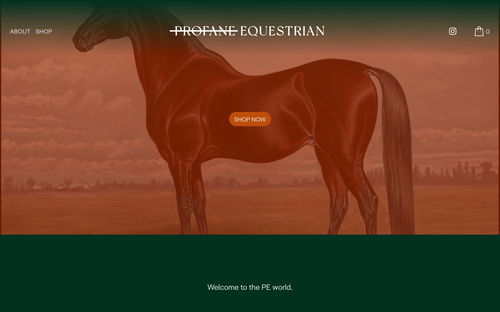 Profane Equestrian