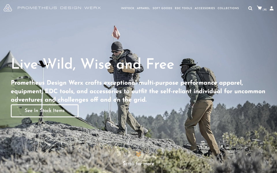 Prometheus Design Werx website